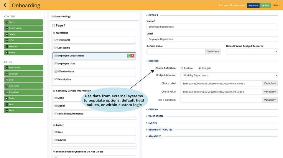 screenshot of Kinetic Data